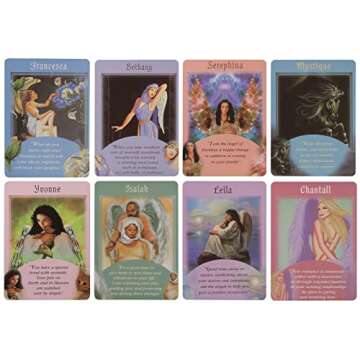 Oeedsns Message Oracle Cards, Love Oracle Cards Decks Angel Messages Oracle Cards -Messages from Your Angels Goddess Guidance Oracle Cards by Doreen Virtue (Message Oracle Cards)