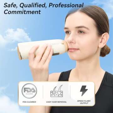 EUARNE IPL Hair Removal Device with Cooling Technology