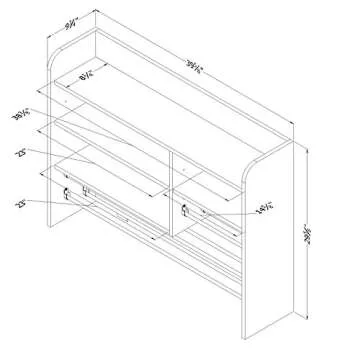 South Shore Crea Pure White Craft Storage Hutch
