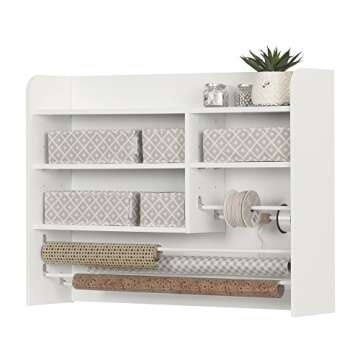 South Shore Crea Pure White Craft Storage Hutch