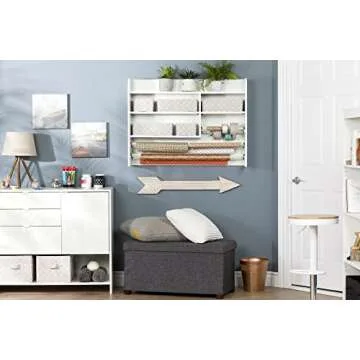 South Shore Crea Pure White Craft Storage Hutch