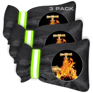 Outdoor Faucet Covers for Winter Freeze Protection - 3 Pack, Thickened Insulated Pipe Covers for Out...