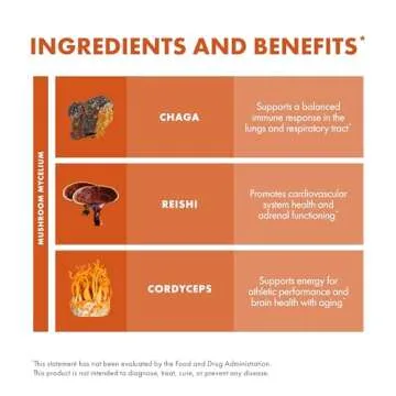 Host Defense Breathe* Capsules - Immune & Respiratory Support Mushroom Supplement - Herbal Lung Health Supplement with Chaga, Reishi & Cordyceps - 60 Capsules (30 Servings)*