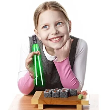 Glow-In-The-Dark Green Lightsaber Chopsticks