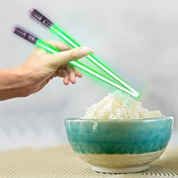 Glow-In-The-Dark Green Lightsaber Chopsticks