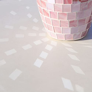 Handmade Mosaic Glass Vase - Decorative Flower Centerpiece