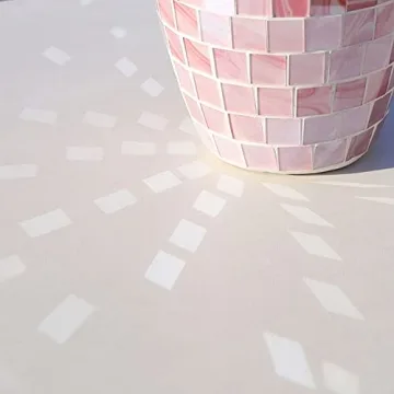 Handmade Mosaic Glass Vase - Decorative Flower Centerpiece