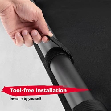 KEMIMOTO 6-Seat Crew Canvas Roof Top Tint Waterproof Compatible with Polaris Ranger Crew XP 1000 2017-2025/2020-2025 Ranger Crew 1000/2013+ Polaris Ranger Crew 900 Sunshade Soft Top Accessories