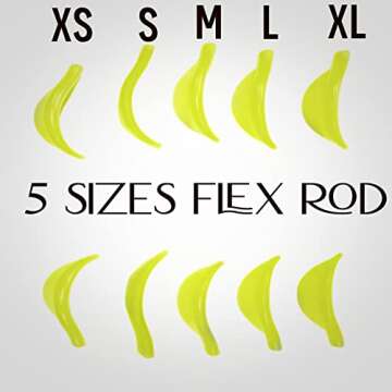 C Curl Lash Lift Shields - 5 Sizes for Dramatic Lifts