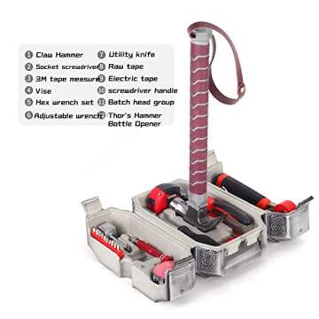 Thor Hammer Tool Set: 28-Piece DIY Tool Kit for Marvel Fans