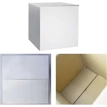 PETAFLOP Shipping Boxes 6x6x6 Corrugated Cardboard Boxes Small Mailing Box, 25 Pack