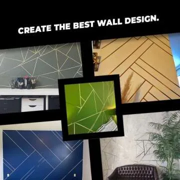 WOD MPFT2 Gold Metalized Polyester Mylar Film Tape with Acrylic Adhesive, 3/8 inch x 72 yds. Vibrant Mirror Gold Tape, Decor Tape for Detailing Accent Wall, Graphic Arts, Car and Boat Trim