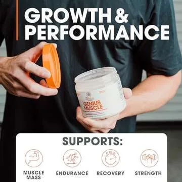 Genius Muscle Builder - Lean Muscle Growth Supplement