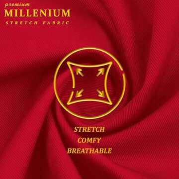 Comfy Stretch Pants with Full Elastic Waist for Women