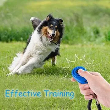 BENAROME Dog Training Clicker with Strap, Suitable for Training Handshake, Fixed Excretion, Feeding, 2 Pack