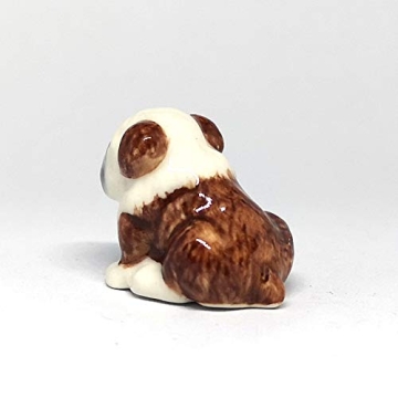 ZOOCRAFT Mini Bulldog: Whimsical Ceramic Figurine