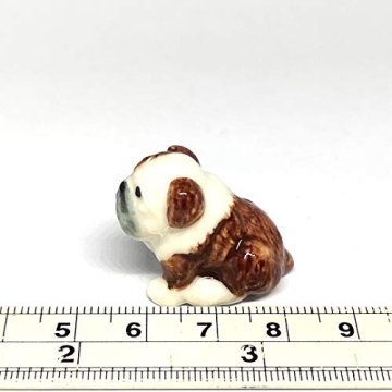 ZOOCRAFT Mini Bulldog: Whimsical Ceramic Figurine