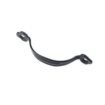 Antrader 2.6-Inch (6.6cm) Cabinet Hardware Handle Pull, Zinc Alloy Sliding Door Handles for Gates Cabinet Drawer Door, Black, Pack of 10