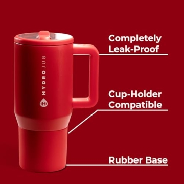 HydroJug Kids - 20 oz Insulated Water Bottle with Flip Straw & Handle | Leak-Proof & Durable | Perfe...