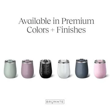 BrüMate Uncork'd XL MÜV - 100% Leak-Proof 14oz Insulated Wine Tumbler with Lid - Vacuum Insulated Stainless Steel Wine Glass - Perfect For Travel & Outdoors (Glitter White)