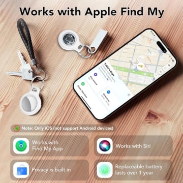 Apple MFi Certified Air Tracker Tag for Easy Item Tracking