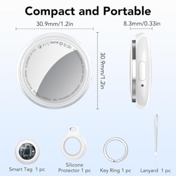 Apple MFi Certified Air Tracker Tag for Easy Item Tracking