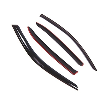 Tuningpros Window Visor for Lexus LS430 (2001-2006) - Smoke Rain Guard Set