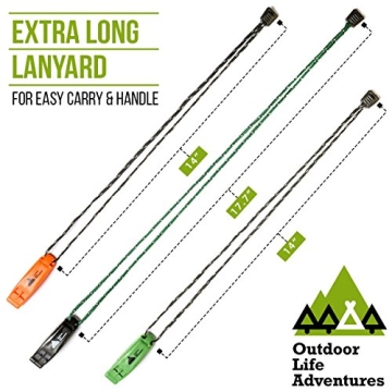 Durable Emergency Whistles for Camping & Safety Gear