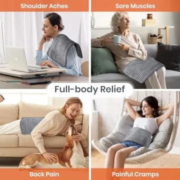 Heating Pad for Back Pain Relief with 9 Heat Settings