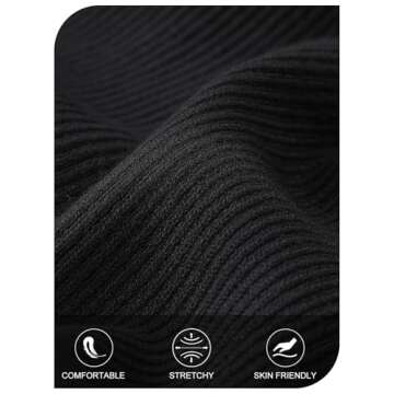 Stylish MEROKEETY Women's Long Sleeve Sweater Dress