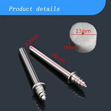 Luo ke 60 Wool Felt Polishing Pads for DIY Enthusiasts