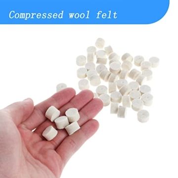 Luo ke 60 Wool Felt Polishing Pads for DIY Enthusiasts