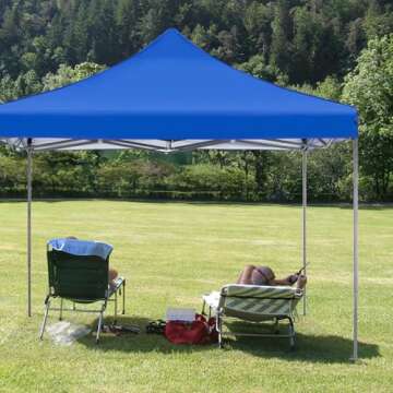 DUMOS 10x10 Heavy Duty Pop Up Canopy Tent for Events
