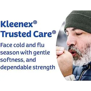 Kleenex® Ultra Soft 3-Ply Unscented Tissues, 8-1/4" x 8-7/16", 65 Per Box, Pack Of 4 Boxes