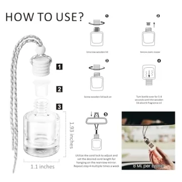 Cute Car Air Freshener Essential Oil Diffuser