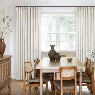 Elegant Natural Cream Linen Curtains for All Rooms