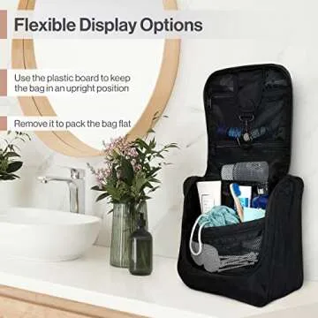 Wayfarer Supply Hanging Travel Toiletry Bag for All