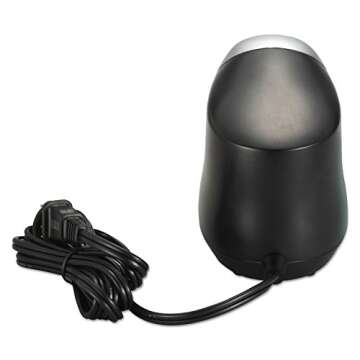 Stanley Bostitch Heavy Duty 1-Hole Electric Pencil Sharpener with Auto Stop Mechanism (EPS8HD-BLK)