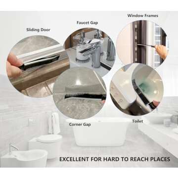 Ginsco Multifunctional Hard Bristle Crevice Cleaning Brush