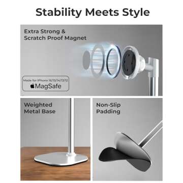 Cooper MagStand: Adjustable iPhone Desk Stand for MagSafe