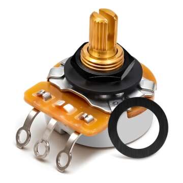 Durable 5 Set Jack Socket Nut and Washer for Guitars