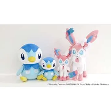Sanei Pokemon All Star Collection - PP89 - Piplup Plush 6", Blue
