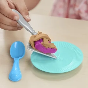 Play-Doh Farmer's Market Kitchen Playset, 28 Play Food Accessories & Tools, 11 Colors, Back to School Classroom Supplies, Preschool Toys, Ages 3+ (Amazon Exclusive)