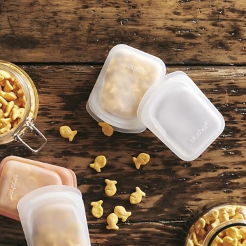 Stasher Silicone Reusable Storage Pocket Bags - 2-Pack