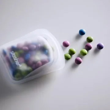 Stasher Silicone Reusable Storage Pocket Bags - 2-Pack