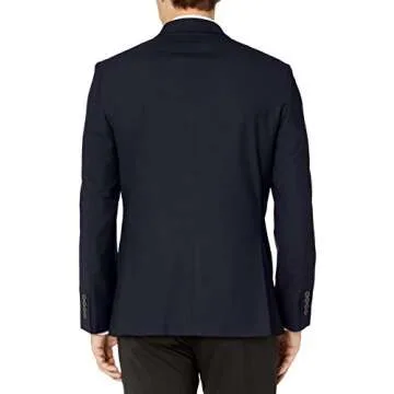 Classic-Fit Button-Front Stretch Blazer for Men
