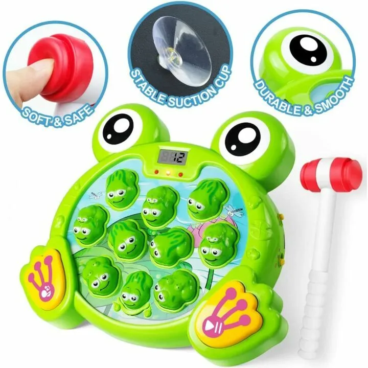Whack A Frog Game - Interactive Learning Toy for Kids