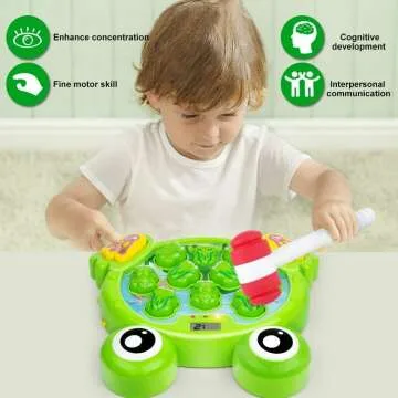 Whack A Frog Game - Interactive Learning Toy for Kids