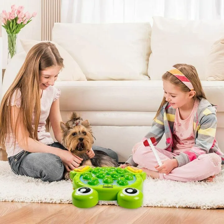 Whack A Frog Game - Interactive Learning Toy for Kids
