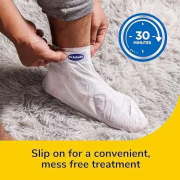 Dr. Scholl's Dry, Cracked Skin, Ultra Hydrating Foot Mask, 3 Pairs Moisturizing Socks: Intensely Moisturizes Repairs and Softens Rough Dry Skin with Urea & Essential Oils for Dry Cracked Feet